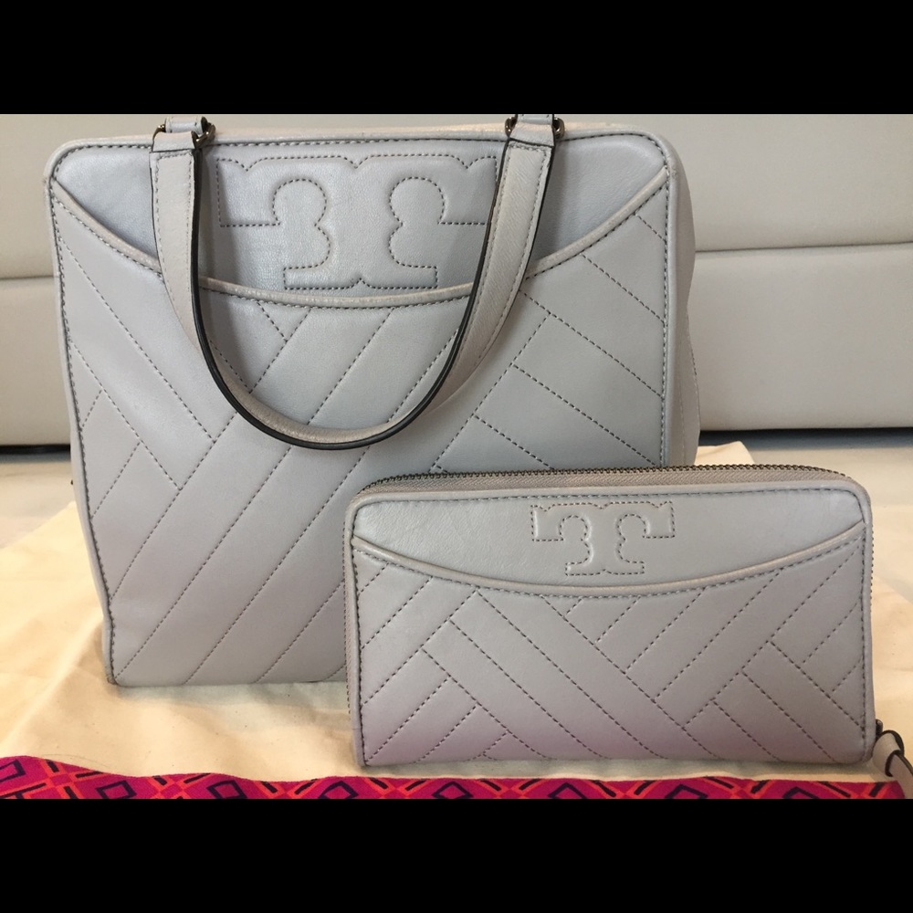 Tory Burch Alexa Satchel and Wallet